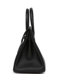 HMS Birkin 30 Black Epsom Palladium Hardware