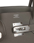 HMS 3 En 1 Birkin 30 Gris Meyer Togo and Swift Palladium Hardware