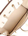 HMS Birkin 25 Nata Ostrich Gold Hardware