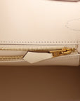 HMS Birkin 25 Nata Ostrich Gold Hardware
