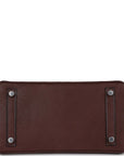 HMS Bi-Color Birkin 25 Rouge Sellier and Bleu Saphir Ostrich Palladium Hardware