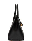 HMS Birkin Sellier 30 Black Epsom Gold Hardware