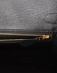 HMS Birkin Sellier 30 Black Epsom Gold Hardware