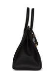 HMS Birkin 30 Black Epsom Gold Hardware