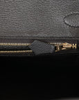 HMS Birkin 30 Black Epsom Gold Hardware