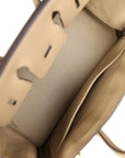 HMS Birkin 25 Beige Marfa Togo Gold Hardware