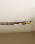 Top Quality HMS Birkin 35 White Epsom Gold Hardware