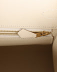HMS Birkin Sellier 30 Craie Epsom Gold Hardware