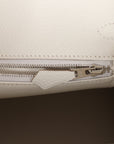 HMS Birkin 25 Gris Pale Togo Palladium Hardware