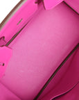 Top Quality HMS Birkin 30 Magnolia Verso Novillo Palladium Hardware