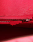 HMS Birkin 25 Rose Extreme Matte Porosus Crocodile Palladium Hardware