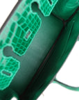 HMS Birkin 30 Emerald Shiny Niloticus Crocodile Palladium Hardware