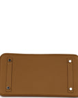 Top Quality HMS Birkin 30 Bronze D'Or Verso Togo Palladium Hardware