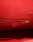 HMS Birkin 25 Rouge de Coeur Togo Gold Hardware