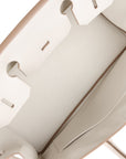HMS Birkin 30 Gris Pale Epsom Gold Hardware