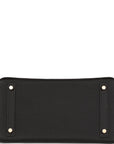 HMS Birkin 30 Black Niloticus Crocodile and Togo Touch Rose Gold Hardware