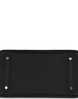 Top Quality HMS Birkin 30 Black Togo Palladium Hardware