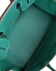 Top Quality HMS Birkin 30 Malachite Togo Palladium Hardware