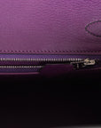 Top Quality HMS Special Order (HSS) Birkin 30 Black Verso Ostrich Brushed Palladium Hardware