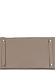 HMS Horseshoe Stamp (HSS) Birkin 40 Gris Tourterelle Togo Brushed Palladium Hardware
