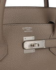 HMS Horseshoe Stamp (HSS) Birkin 40 Gris Tourterelle Togo Brushed Palladium Hardware