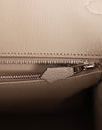 HMS Horseshoe Stamp (HSS) Birkin 40 Gris Tourterelle Togo Brushed Palladium Hardware