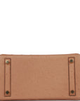 HMS Birkin 25 Chai Ostrich Gold Hardware