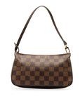 Brown LV Damier Ebene Pochette Accessoires Shoulder Bag