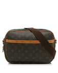 Brown LV Monogram Reporter PM Crossbody Bag