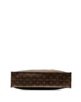 Brown LV Monogram Sac Plat Tote Bag