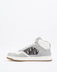 Christian D1OR B27 White / Grey / Navy Oblique Leather EU 41 UK 7