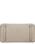 HMS Gris Tourterelle Birkin 35 Bag