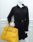 HMS Jaune De Naples Soleil Birkin 35 Bag