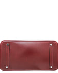 HMS Rouge Garance Box Calf Birkin 35 Bag