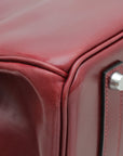 HMS Rouge Garance Box Calf Birkin 35 Bag