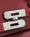 HMS Rouge Garance Box Calf Birkin 35 Bag