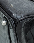 HMS Noir Crocodile Porosus Birkin 35 Bag