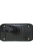HMS Noir Crocodile Porosus Birkin 35 Bag