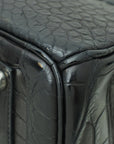 HMS Noir Alligator Birkin 35 Bag