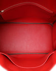 HMS Rouge Casaque Birkin 35 Bag W/ Twilly
