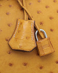HMS Tabac Camel Ostrich Birkin 35 Bag