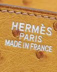 HMS Tabac Camel Ostrich Birkin 35 Bag