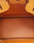 HMS Tabac Camel Ostrich Birkin 35 Bag