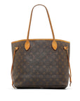Brown LV Monogram Neverfull MM Tote Bag