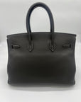 HMS Birkin 35 Togo Graphite Palladium Hardware