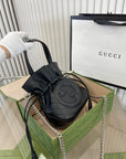 GC597 GCCI Blondie Mini Bucket Bag / 5.9"W x 7.5"H x 3.1"D