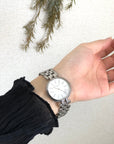Christian D1OR Logo Watch Silver Vintage xnc4xx