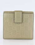 Gold GCCIssima Bow Wallet