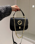 GC497 GCCI Blondie top-handle Bag / 9"W x 6"H x 4.3"D