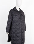 CHRISTIAN D1OR Cannage Coat Black